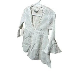 vtg the childrens place girls hippie boho Eyelet shirt 18-24M